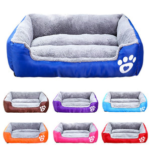 Free ship 3XL Dogs Bed For Small Medium Large Dogs Pet House Waterproof Bottom Soft Fleece Warm Cat Bed Sofa House 11Colors