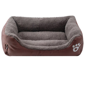 Free ship 3XL Dogs Bed For Small Medium Large Dogs Pet House Waterproof Bottom Soft Fleece Warm Cat Bed Sofa House 11Colors