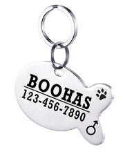 Load image into Gallery viewer, Personalized Dog ID Tags Stainless Steel Pet ID Tags for cats  and dogs