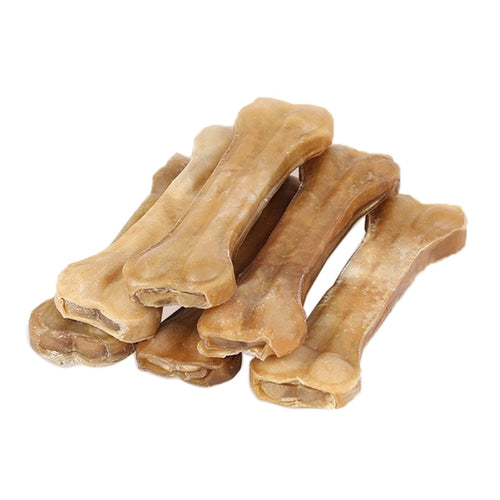 Cowhide Bone Molar Teeth Clean Stick Food Treats Dogs Bones for Puppy Accessories