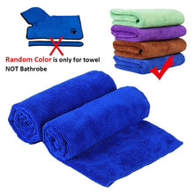 Load image into Gallery viewer, Dog Bathrobe XS-XL Pet Dog Bath Towel for Small Medium Large Dogs 400g Microfiber Super Absorbent Pet Drying Towel