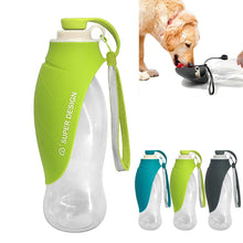 Load image into Gallery viewer, 650 ml Pet Feeder Sport Portable Dog Water Bottle Expandable Silicone Travel Dog and kedi