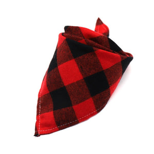 Dog Bandanas Large Pet Scarf Pet Bandana For Dog Cotton Plaid  ties Collar  Dog Scarf Large Dog Accessories