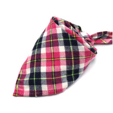 Load image into Gallery viewer, Dog Bandanas Large Pet Scarf Pet Bandana For Dog Cotton Plaid  ties Collar  Dog Scarf Large Dog Accessories