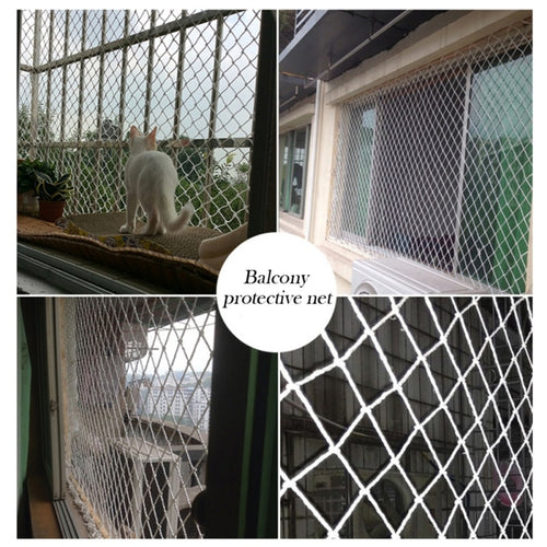 Pet Safety Protection Fence Gard Cat Dog Nylon Protective Mesh Net for Home Window Balcony for Baby Kid Falling Net Fence