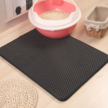 Load image into Gallery viewer, Double-Layer Litter Mat Pet Carpet Cat Sand Cat Toilet Mat Cats Waterproof Mats For Pets Cats Trapper Foldable EVA Non-slip Mats