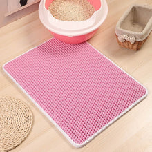 Load image into Gallery viewer, Double-Layer Litter Mat Pet Carpet Cat Sand Cat Toilet Mat Cats Waterproof Mats For Pets Cats Trapper Foldable EVA Non-slip Mats