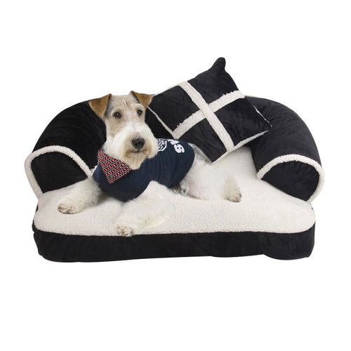 Pet Dog bed  Warm comfortable winter Luxury Dog Sofa With Pillow