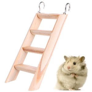 New Hamster Wooden Toy Set Tube Tunnel Cage Seesaw House