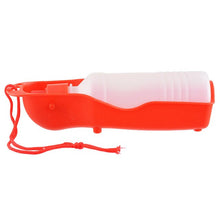 Load image into Gallery viewer, Dog Water Bottle Feeder With Bowl Plastic Portable 250ml Water