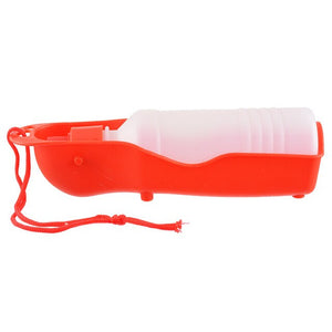 Dog Water Bottle Feeder With Bowl Plastic Portable 250ml Water