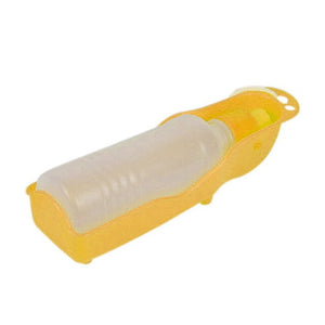 Dog Water Bottle Feeder With Bowl Plastic Portable 250ml Water