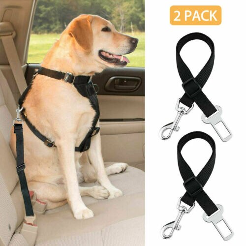 Car Seat Pet Adjustable Belt Seatbelt Lead Clip Pet Cat Dog Safety