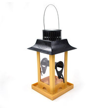 Load image into Gallery viewer, Bird Feeder LED Hanging Lamp Outdoor Bird Food Seeds Container Storage Bird Supplies