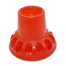 Load image into Gallery viewer, 2Kg Poultry Feeding Tools Red Plastic Chicken  Feeders
