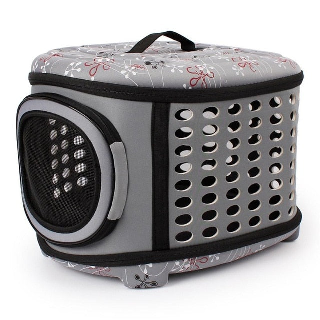 Collapsible Dog Bag Pet Carrier House with Hard Cover Expandable Pet Travel Small Dog