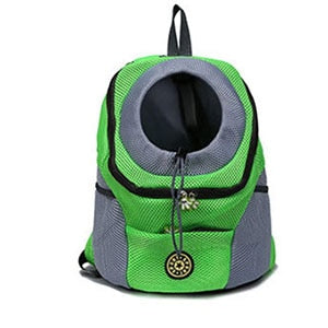 Dog Carrier Bag Pet Dog Front Bag New Out Double Shoulder Portable Travel Backpack Mesh Backpack Head
