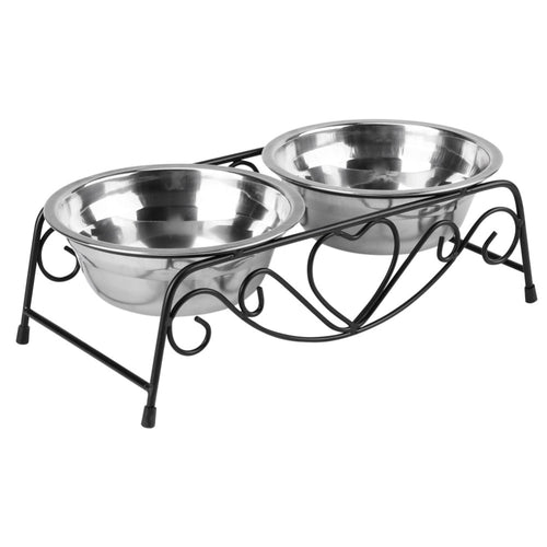 Double Pet Supplies Dog Bowl Stainless Steel
