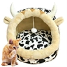 Load image into Gallery viewer, Cotton Plush Cat Cave House Pet