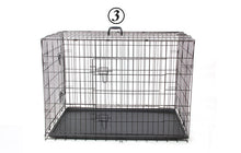 Load image into Gallery viewer, Pet Dog Cage House Solid Crate Double-Door Collapsible Easy Install 4Size   for Small Large Dog