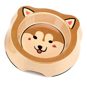 Fstarbook Pet Bowl Anti-skid Double Dog and cat  Bowls  Water Bowls Small Medium Dogs and Cats