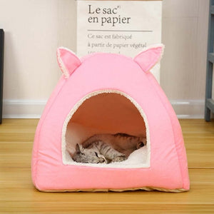 Foldable Cat Bed Self Warming for Indoor cat House