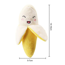 Load image into Gallery viewer, 1pc Plush Dog Toys Squeaky Bone Ice Cream Carrot Puppy Chew Toy