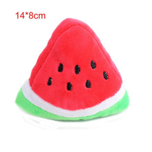 Load image into Gallery viewer, 1pc Plush Dog Toys Squeaky Bone Ice Cream Carrot Puppy Chew Toy