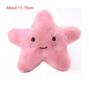 1pc Plush Dog Toys Squeaky Bone Ice Cream Carrot Puppy Chew Toy