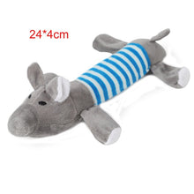 Load image into Gallery viewer, 1pc Plush Dog Toys Squeaky Bone Ice Cream Carrot Puppy Chew Toy