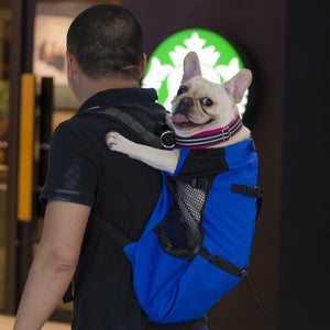 Breathable Pet Dog Carrier Bag for Large Dogs Golden Backpack Adjustable Big Dog Travel Bags