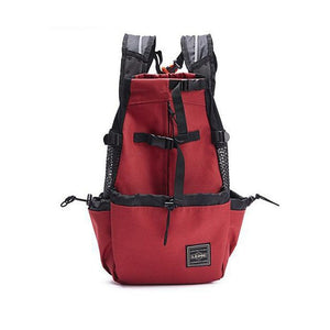 Breathable Pet Dog Carrier Bag for Large Dogs Golden Backpack Adjustable Big Dog Travel Bags