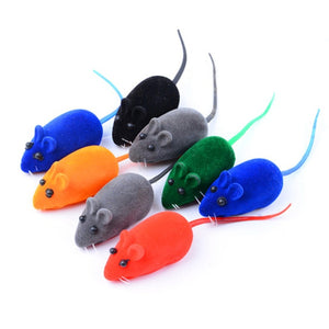 1PCS Rabbit Fur False Mouse Pet Cat Toys