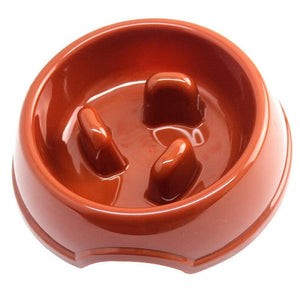 Colorful pet dog bowls Puppy dog food water