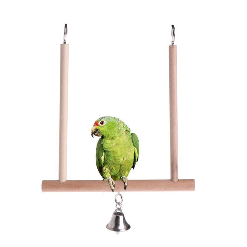 1PC Wooden Birds Cage   Hanging Wood