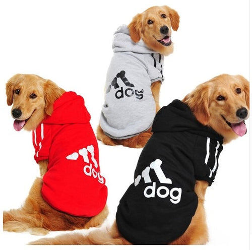 Big Dog Clothes For Large Size Winter Dogs Coat Hoodie Apparel Clothes For Dogs Sportswear Pet Products
