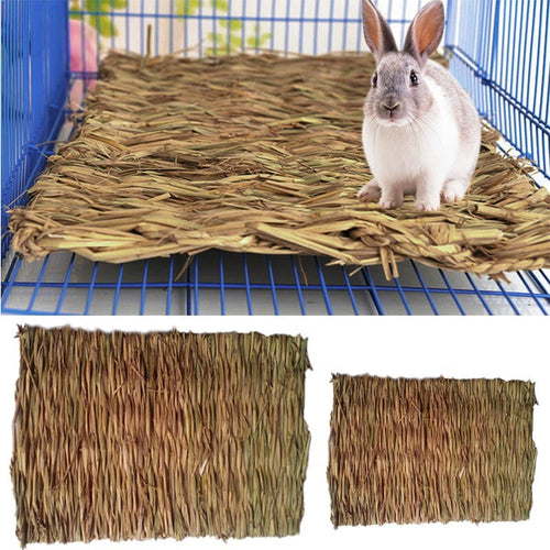 2019 straw mat  rabbit chewing toy grass preparation pad