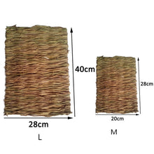 Load image into Gallery viewer, 2019 straw mat  rabbit chewing toy grass preparation pad