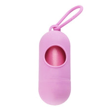 Load image into Gallery viewer, Pill Shape Pet Dog Poop Bag Dispenser Pet Waste Garbage  Bags Carrier