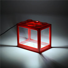 Load image into Gallery viewer, 6 colors Mini Aquarium USB LED Light Lamp Fish Tank home office  Tea Table   decoration