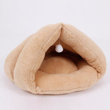 Load image into Gallery viewer, Cat Bed House Windproof 4 Colours Yumuşak Polar Kış Sıcak