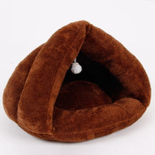 Load image into Gallery viewer, Cat Bed House Windproof 4 Colours Yumuşak Polar Kış Sıcak