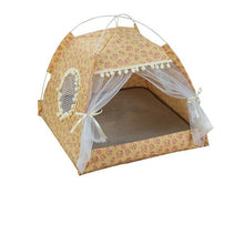 Load image into Gallery viewer, Tent model cat bed soft and warm