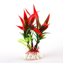 Load image into Gallery viewer, 11cm Simulation Artificial plants Aquarium  Decor Water Weeds