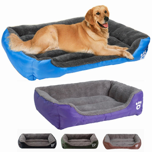 10 Colors Paw Pet Sofa S/M/L/XL/XXL/XXXL Dog Beds Waterproof Bottom Soft Fleece Warm Cat Bed Mats House Petshop