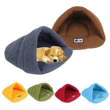 Load image into Gallery viewer, 6 Colors Soft Polar Fleece small Dog Beds Winter Warm Pet Heated Mat Small Dog Puppy Kennel