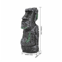 Load image into Gallery viewer, Ancient Easter Island Stone Head  Aquarium Ornament