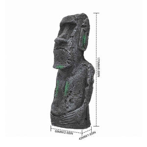 Ancient Easter Island Stone Head  Aquarium Ornament