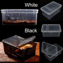 Load image into Gallery viewer, 19x12.5x7.5cm Transparent Plastic Box Insect Reptile Transport Breeding Live Food Feeding Box