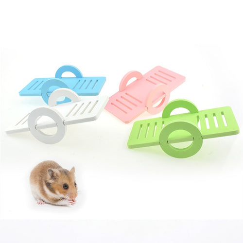 Wood Seesaw for Pet Hamster,
